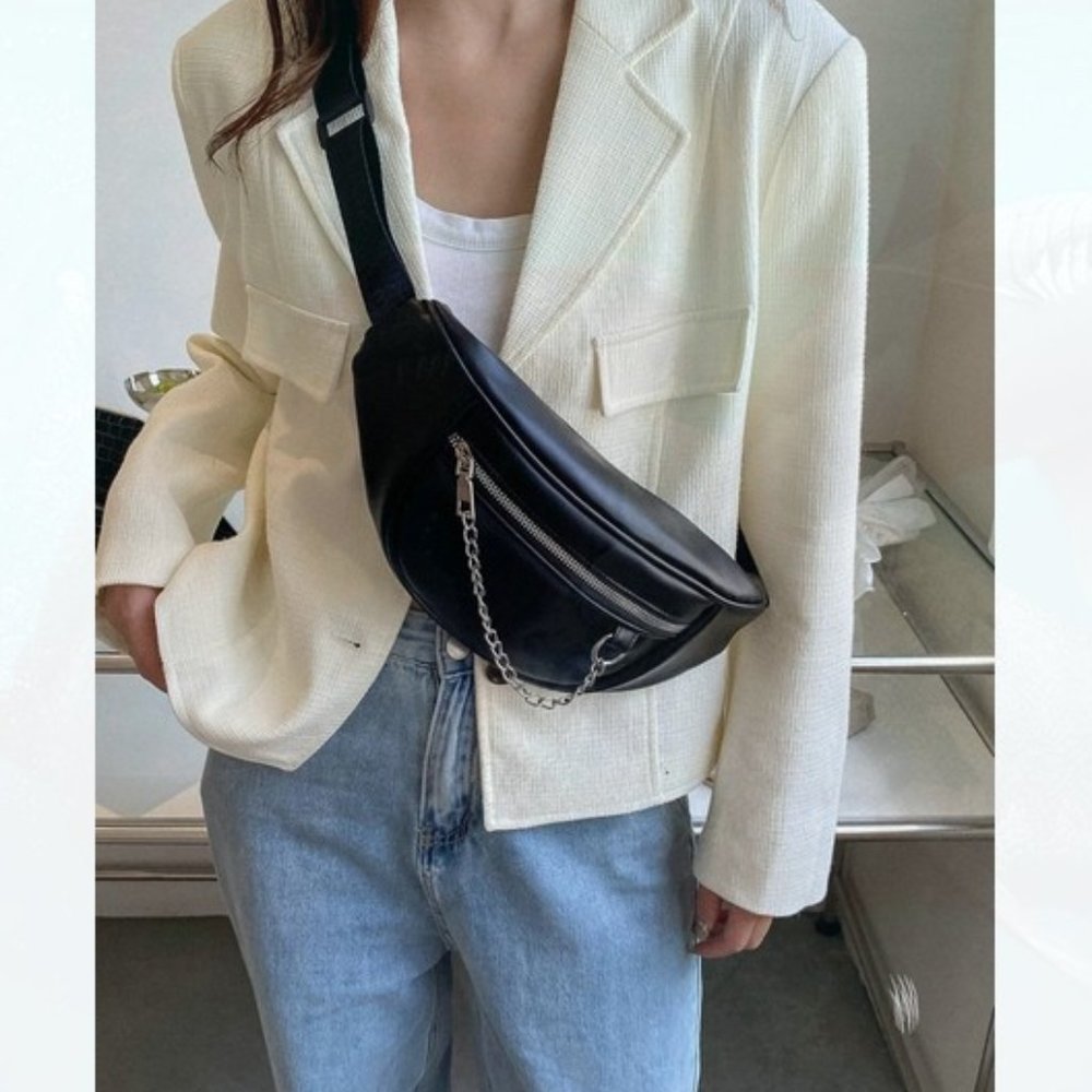 New Decor Zip Front Fanny Pack 213